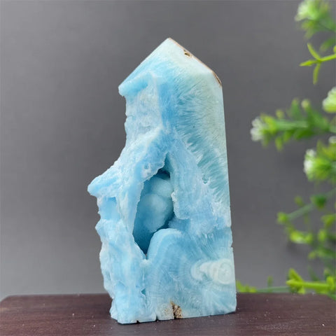 Blue Heteropolar Crystal Tower-ToShay.org