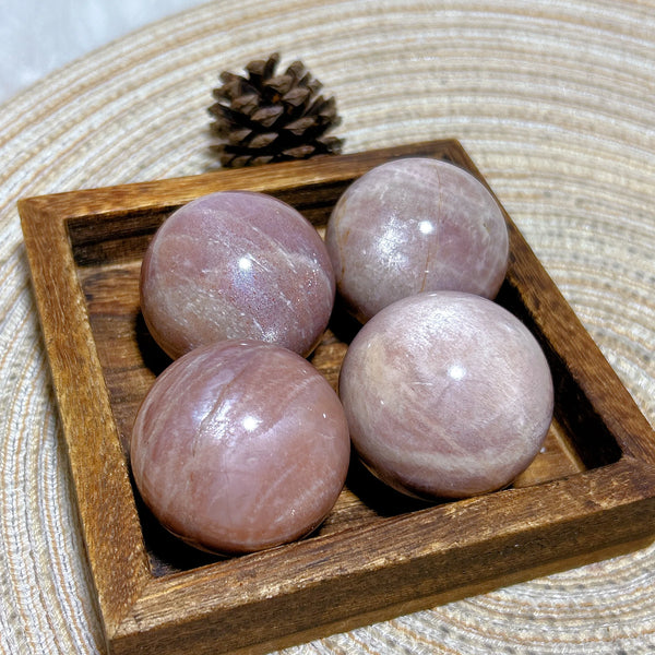 Pink Moonstone Ball-ToShay.org