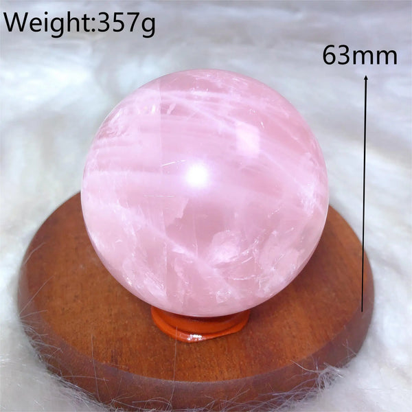Pink Rose Quartz Ball-ToShay.org