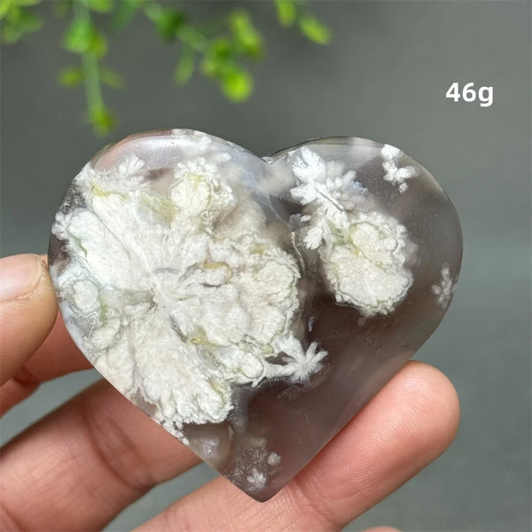 Black Cherry Agate Heart-ToShay.org