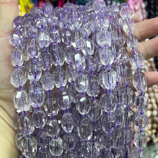 Purple Amethyst Crystal Beads-ToShay.org