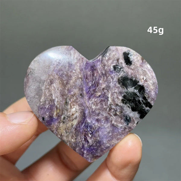 Purple Dragon Crystal Heart-ToShay.org