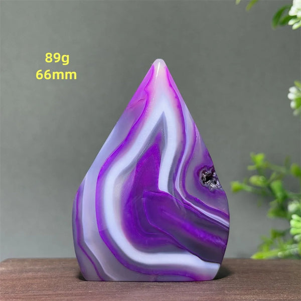 Purple Agate Torch-ToShay.org