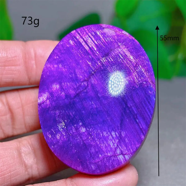 Violet Moonstone Palm Stone-ToShay.org