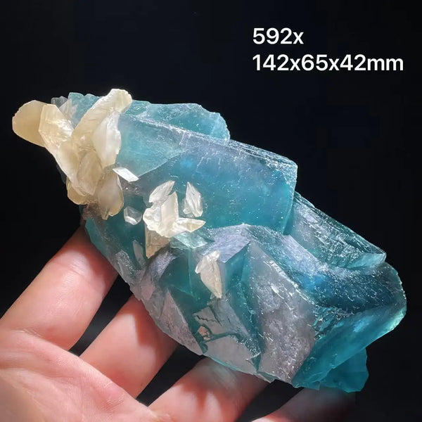 Blue Fluorite Cube Crystal-ToShay.org