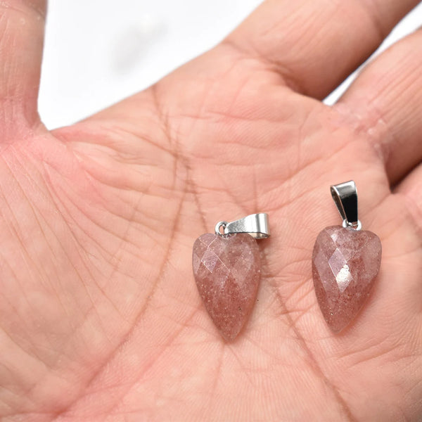 Mixed Crystal Heart Pendants-ToShay.org