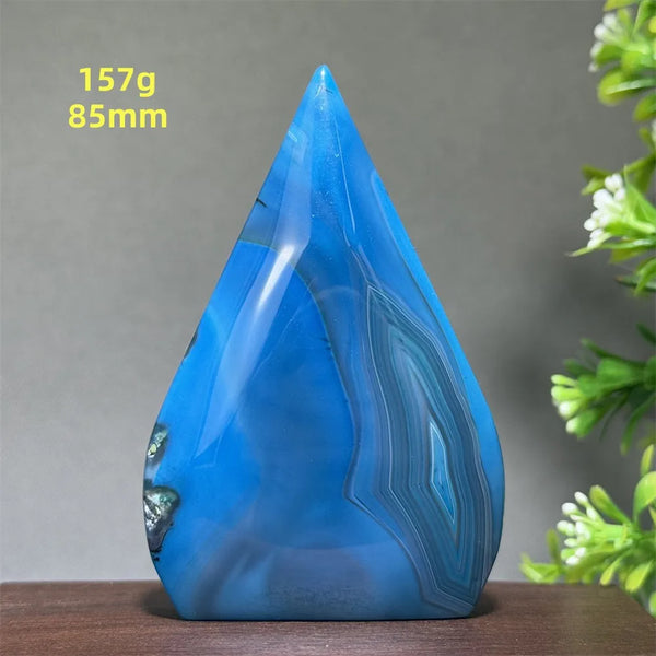 Blue Agate Torch-ToShay.org