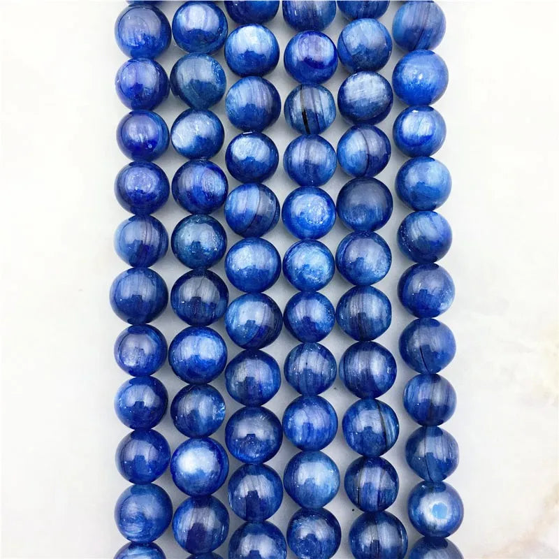 Blue Kyanite Bead Bracelet-ToShay.org