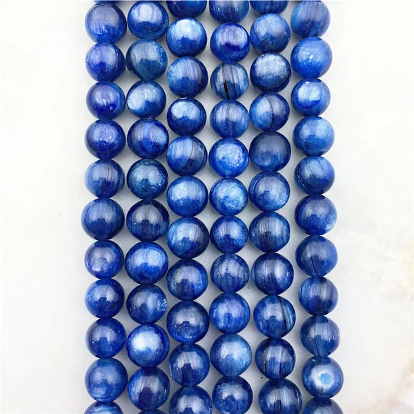Blue Kyanite Bead Bracelet-ToShay.org