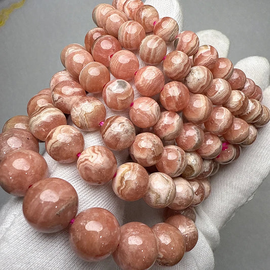 Pink Rhodochrosite Bracelet-ToShay.org