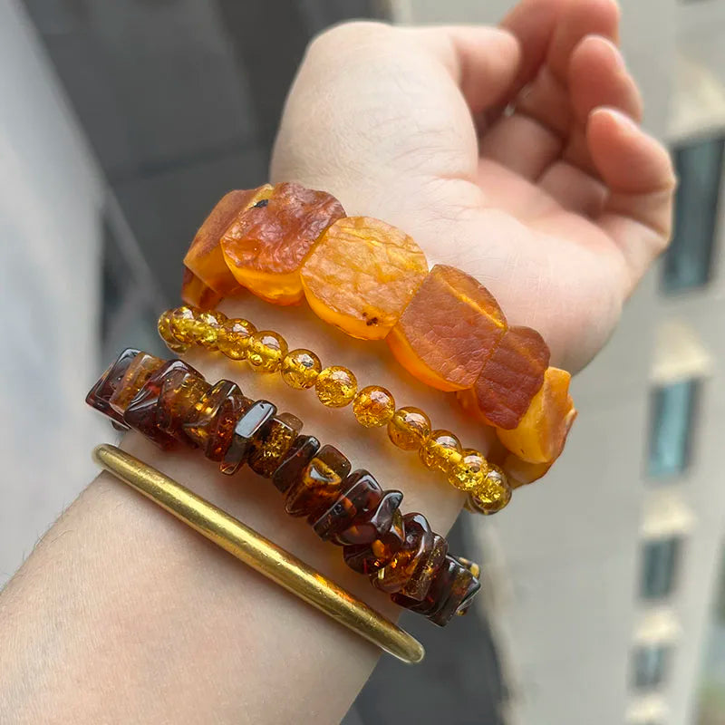 Yellow Amber Bracelet-ToShay.org