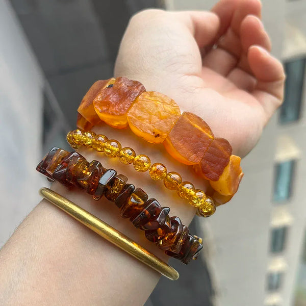 Yellow Amber Bracelet-ToShay.org
