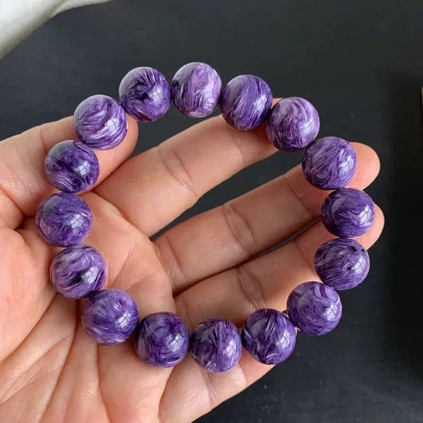 Purple Charoite Bracelet-ToShay.org