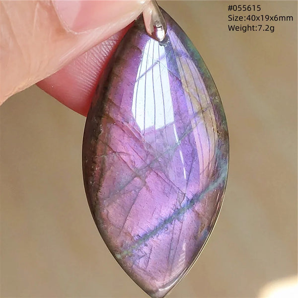 Blue Purple Labradorite Pendant-ToShay.org