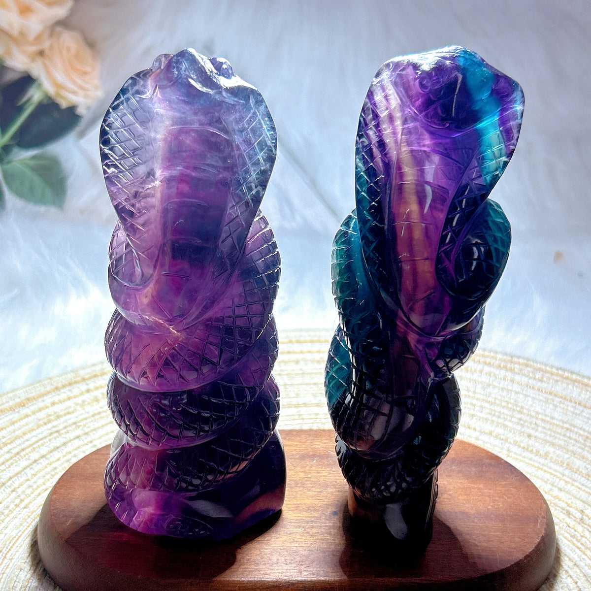 Rainbow Fluorite Snake-ToShay.org