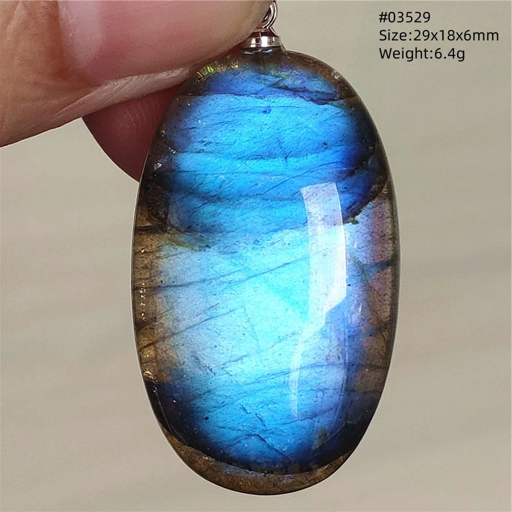 Blue Purple Labradorite Pendant-ToShay.org