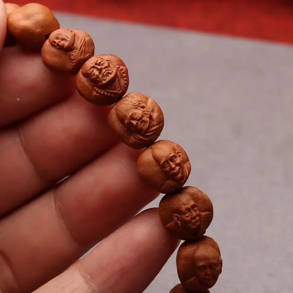 Brown Dragon Peach Pit Bracelets-ToShay.org