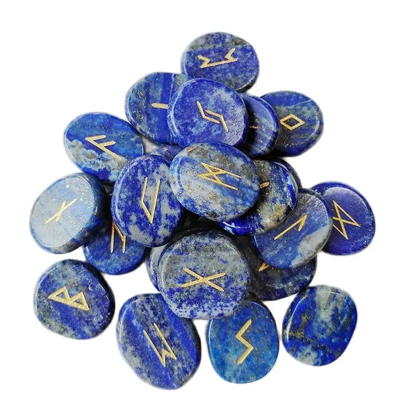 Blue Lapis Lazuli Rune Stones-ToShay.org