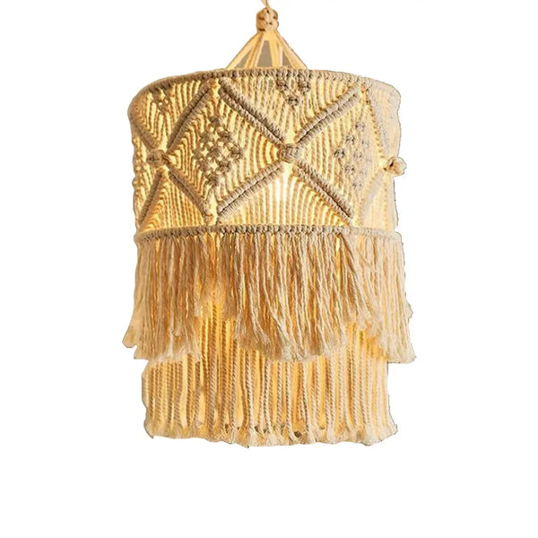 Macrame Lampshade-ToShay.org