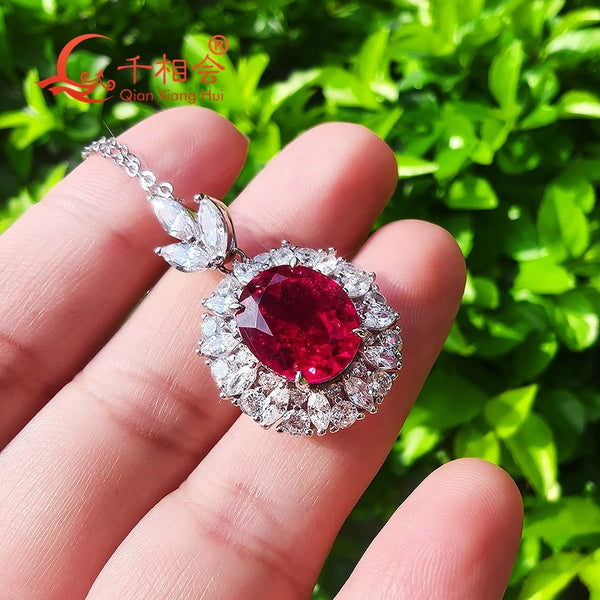 Red Ruby Crystal Pendants-ToShay.org
