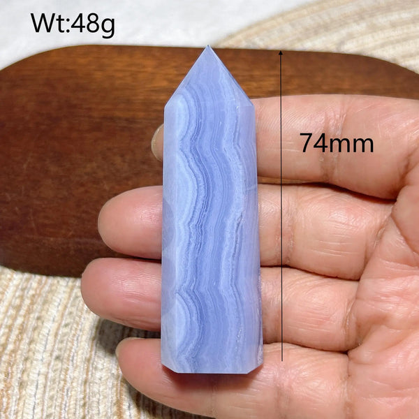 Blue Lace Agate Point-ToShay.org