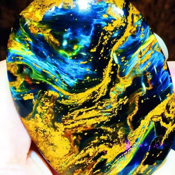 Blue Yellow Pietersite Chatoyant-ToShay.org