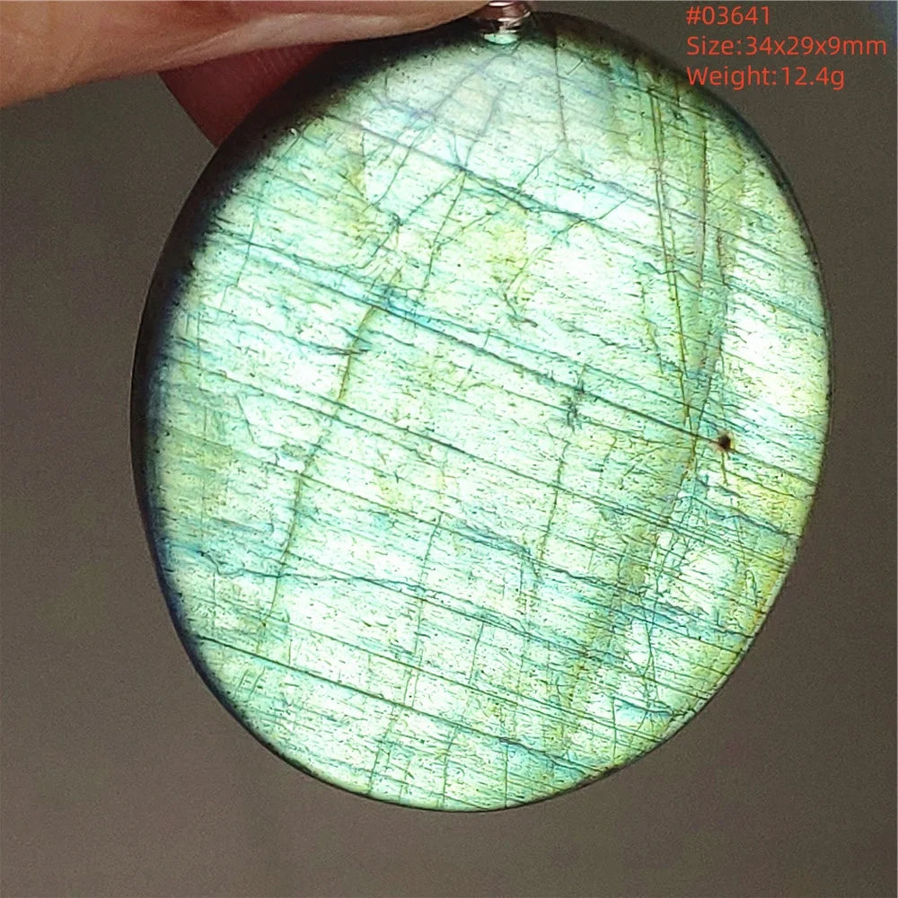 Blue Purple Labradorite Pendant-ToShay.org