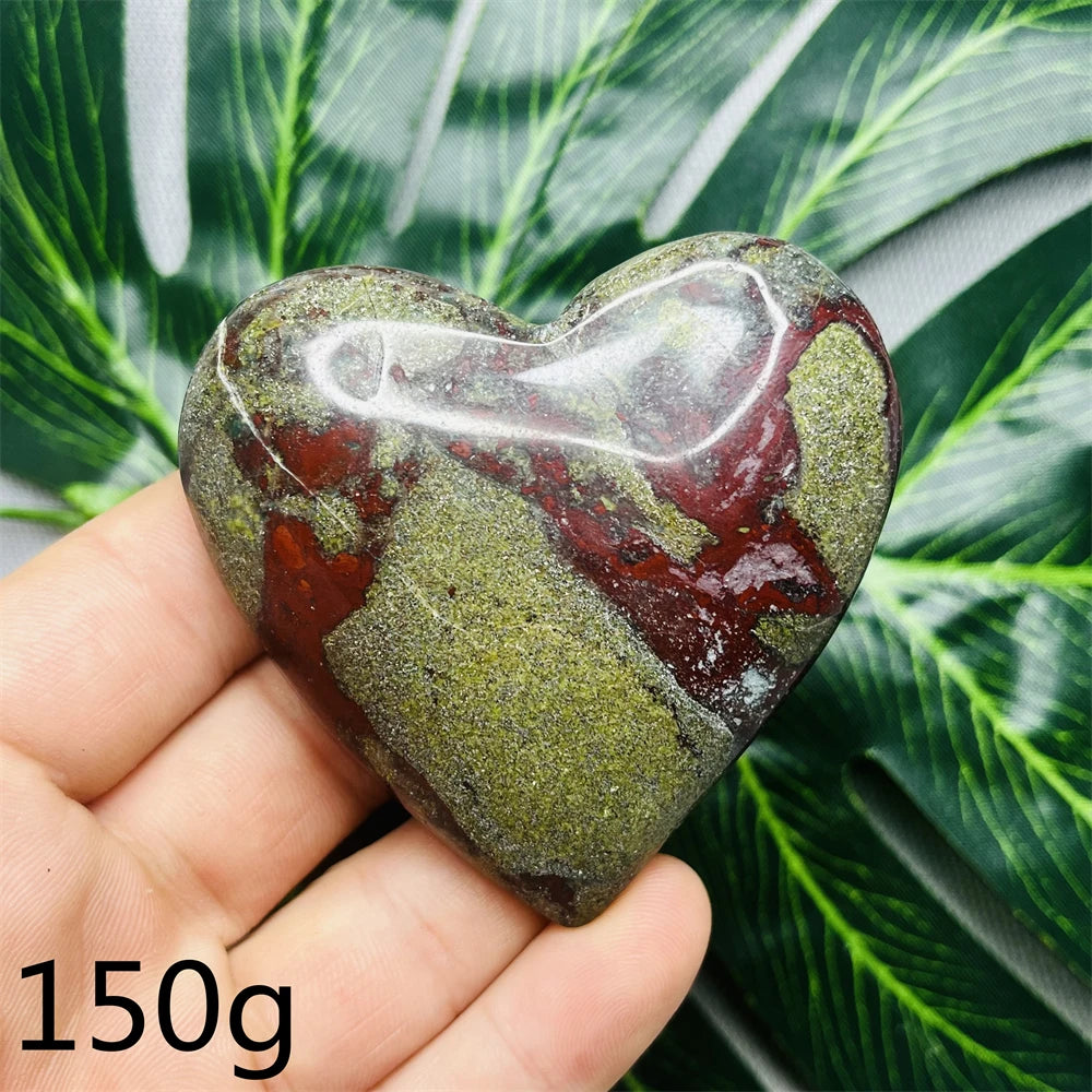Green Blood Stone Heart-ToShay.org