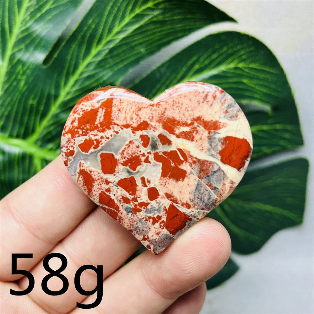 Red Jade Agate Heart-ToShay.org