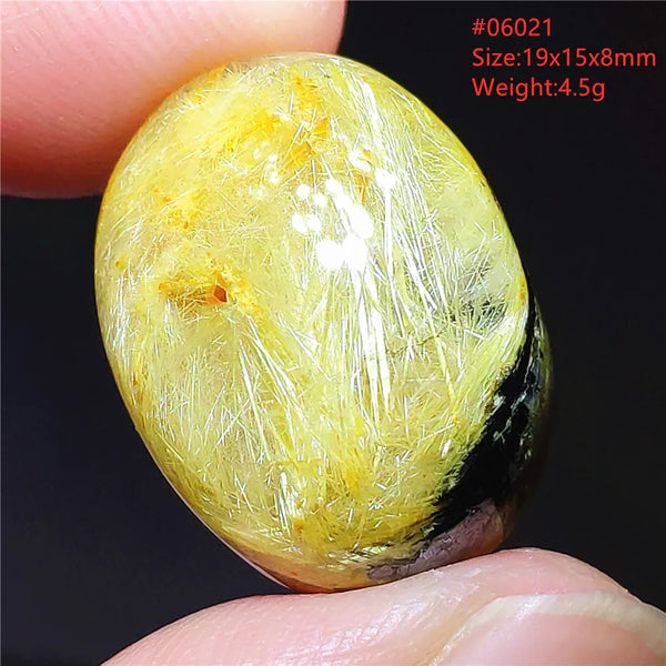 Gold Rutilated Quartz Pendant-ToShay.org