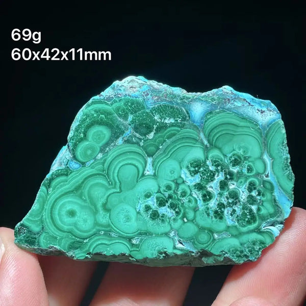 Green Chrysocolla Malachite Slice-ToShay.org