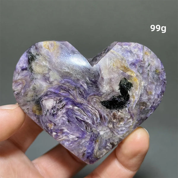 Purple Dragon Crystal Heart-ToShay.org