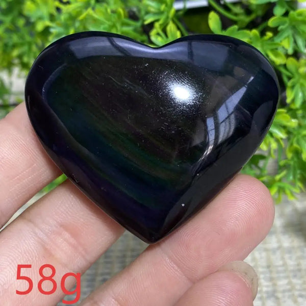 Rainbow Obsidian Heart-ToShay.org