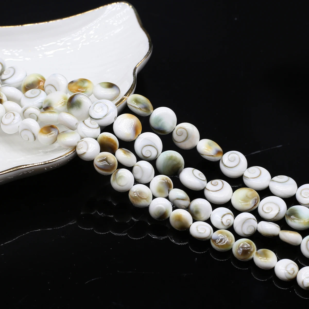 White Shell Beads-ToShay.org