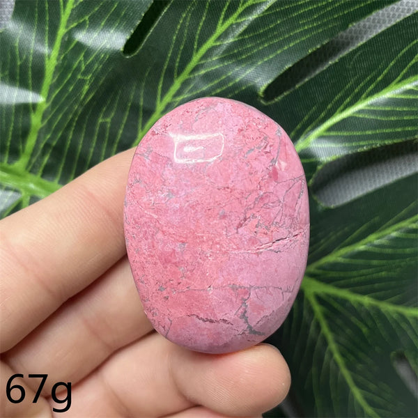 Pink Peach Jade Palm Stone-ToShay.org