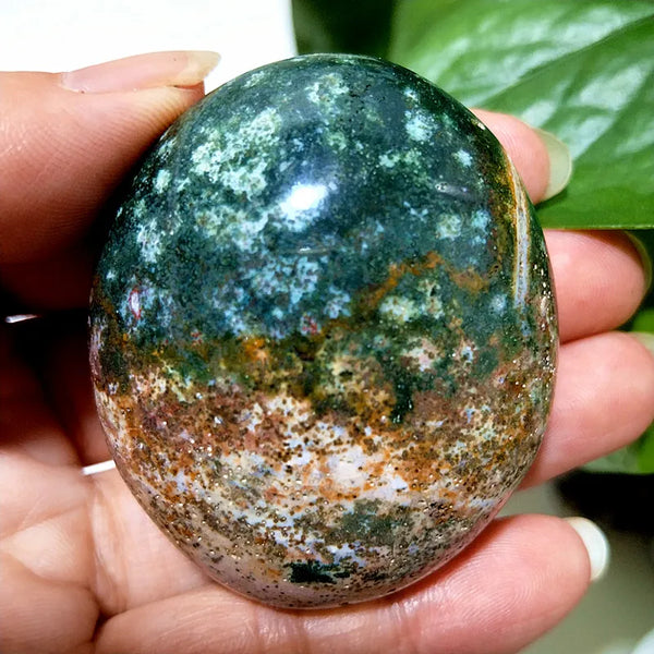 Ocean Jasper Palm Stone-ToShay.org