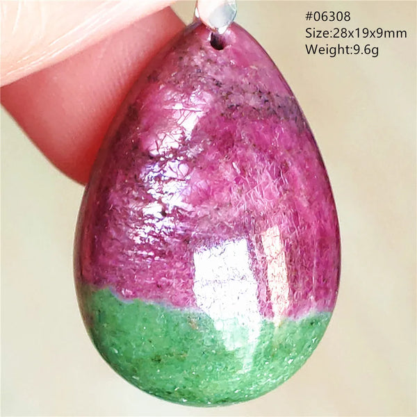 Red Ruby Zoisite Light Pendant-ToShay.org