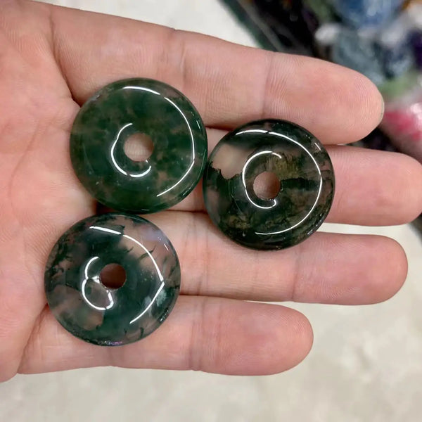 Green Moss Agate Peace Buckle-ToShay.org