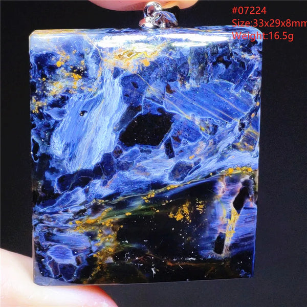 Blue Pietersite Pendant-ToShay.org