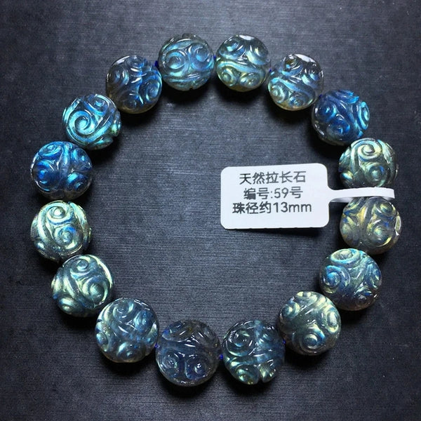 Blue Light Labradorite Bracelet-ToShay.org