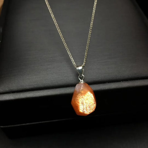 Gold Sunstone Pendant-ToShay.org
