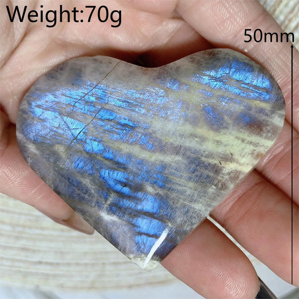 Blue Rainbow Moonstone Hearts-ToShay.org