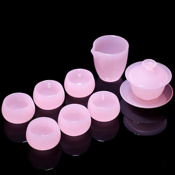 Pink Jade Porcelain Teacup-ToShay.org