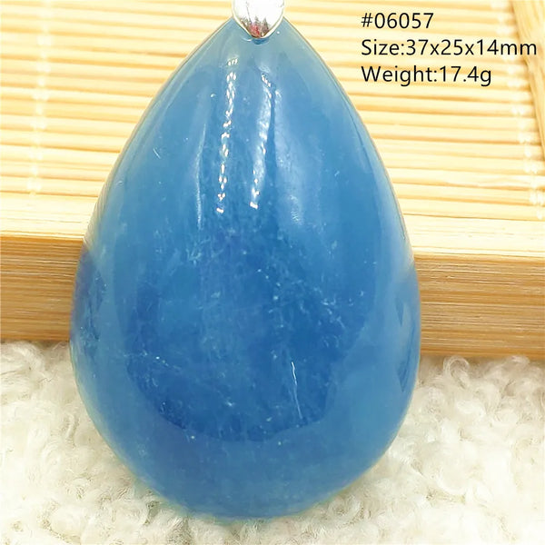 Blue Aquamarine Pendant-ToShay.org