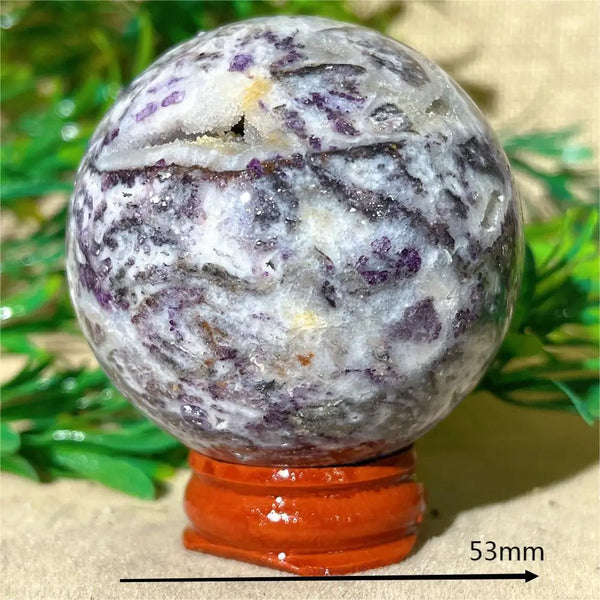 Purple Sphalerite Druzy Ball-ToShay.org