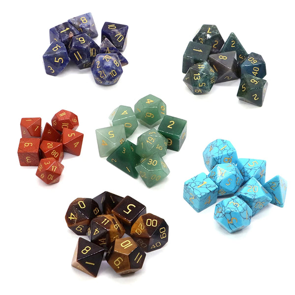 Crystal Platonic Solid Dice-ToShay.org