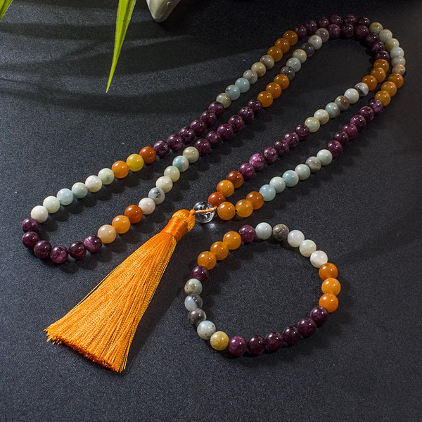 Red Aventurine Mala Beads-ToShay.org