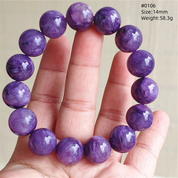 Purple Charoite Bracelet-ToShay.org