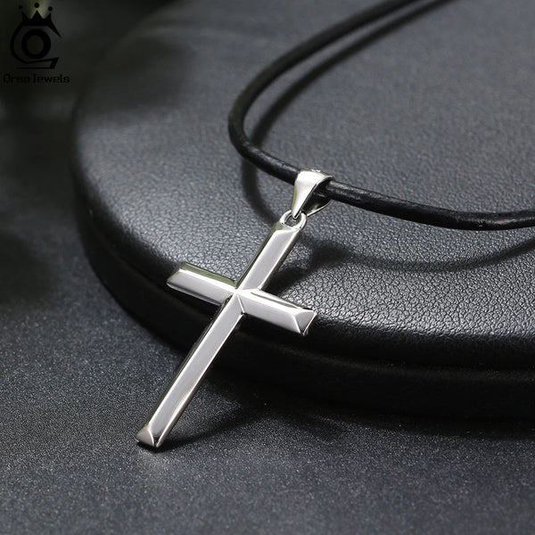 Gold Cross Pendant Necklace-ToShay.org