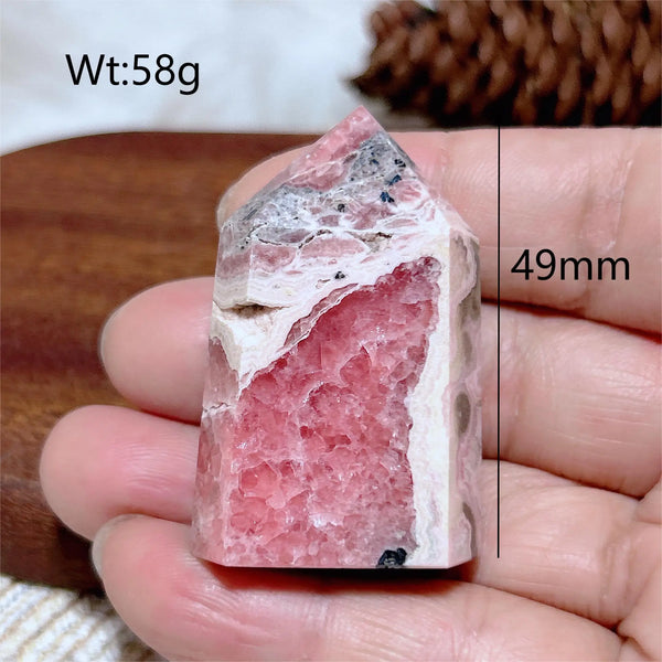 Pink Rhodochrosite Point-ToShay.org